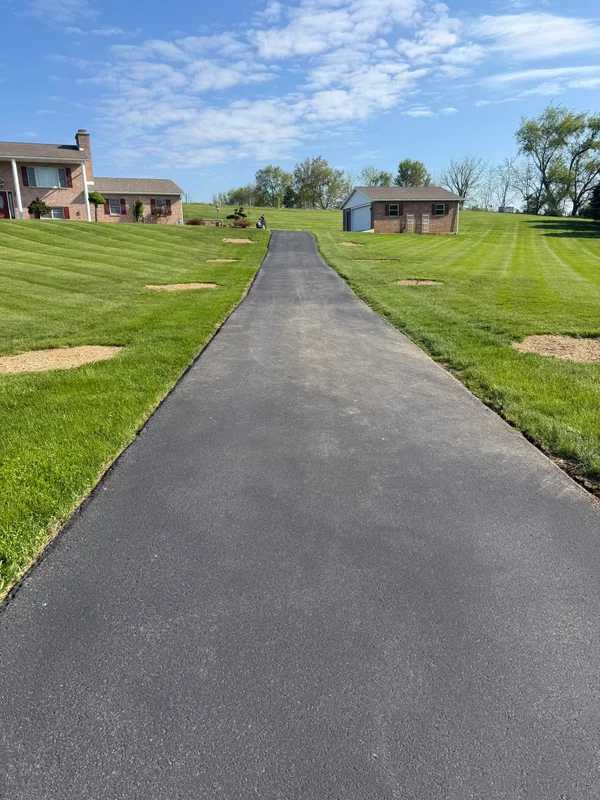 Asphalt surface before professional maintenance, project 5